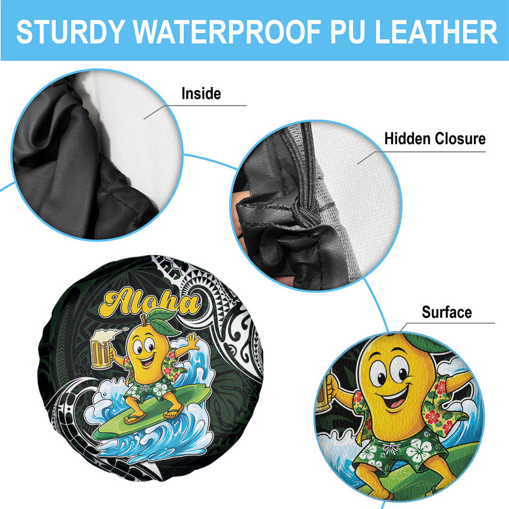 Aloha Hawaii Mango Surfing Spare Tire Cover Polynesian Style LT05 - Polynesian Pride