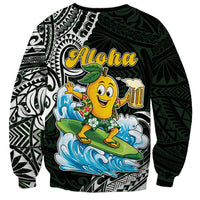 Aloha Hawaii Mango Surfing Sweatshirt Polynesian Style LT05 - Polynesian Pride