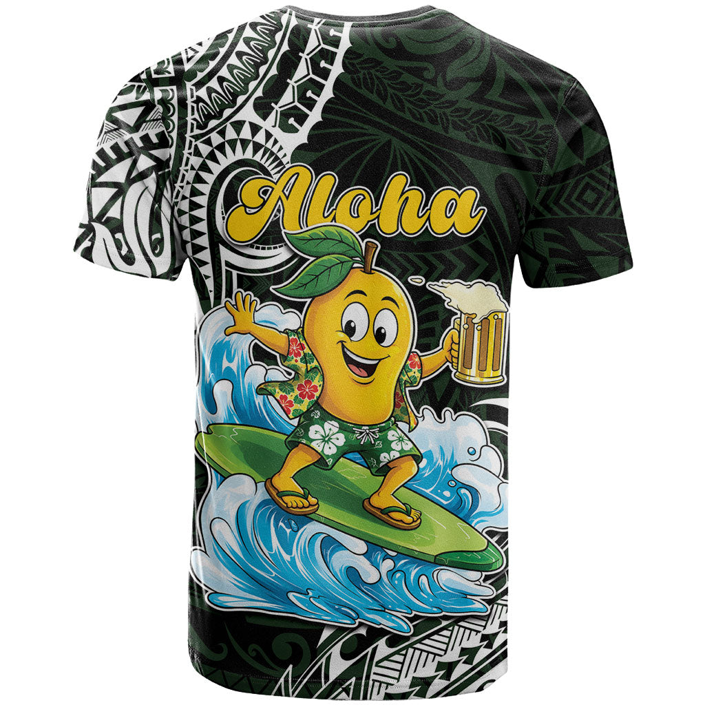 Aloha Hawaii Mango Surfing T Shirt Polynesian Style LT05 - Polynesian Pride