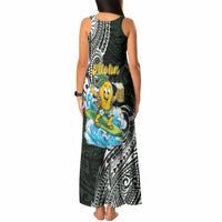 Aloha Hawaii Mango Surfing Tank Maxi Dress Polynesian Style LT05 - Polynesian Pride