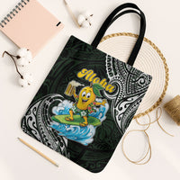 Aloha Hawaii Mango Surfing Tote Bag Polynesian Style LT05 Black Strap One Size Black - Polynesian Pride
