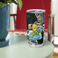 Aloha Hawaii Mango Surfing Tumbler Cup Polynesian Style LT05 - Polynesian Pride