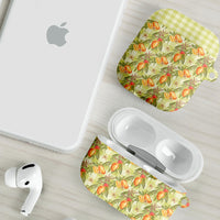 Vintage Hawaii Mango AirPods Case Yellow Green Hawaiian Palaka LT05 - Polynesian Pride