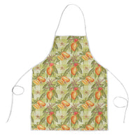 Vintage Hawaii Mango Apron Yellow Green Hawaiian Palaka LT05 Green - Polynesian Pride