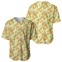 Vintage Hawaii Mango Baseball Jersey Yellow Green Hawaiian Palaka LT05 - Polynesian Pride
