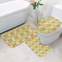 Vintage Hawaii Mango Bathroom Set Yellow Green Hawaiian Palaka LT05 - Polynesian Pride
