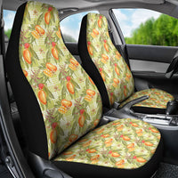 Vintage Hawaii Mango Car Seat Cover Yellow Green Hawaiian Palaka LT05 - Polynesian Pride