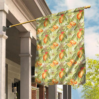 Vintage Hawaii Mango Garden Flag Yellow Green Hawaiian Palaka LT05 House Flag Green - Polynesian Pride