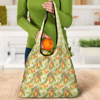 Vintage Hawaii Mango Grocery Bag Yellow Green Hawaiian Palaka LT05 - Polynesian Pride