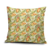 Vintage Hawaii Mango Pillow Cover Yellow Green Hawaiian Palaka LT05 Green - Polynesian Pride