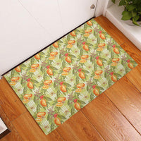 Vintage Hawaii Mango Rubber Doormat Yellow Green Hawaiian Palaka LT05 - Polynesian Pride