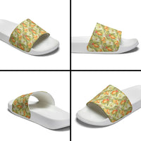 Vintage Hawaii Mango Slide Sandals Yellow Green Hawaiian Palaka LT05 - Polynesian Pride
