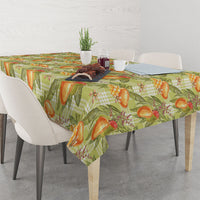 Vintage Hawaii Mango Tablecloth Yellow Green Hawaiian Palaka LT05 - Polynesian Pride