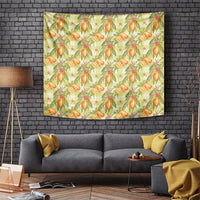 Vintage Hawaii Mango Tapestry Yellow Green Hawaiian Palaka LT05 Green - Polynesian Pride