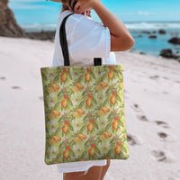 Vintage Hawaii Mango Tote Bag Yellow Green Hawaiian Palaka LT05 - Polynesian Pride