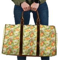 Vintage Hawaii Mango Travel Bag Yellow Green Hawaiian Palaka LT05 Green - Polynesian Pride