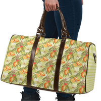 Vintage Hawaii Mango Travel Bag Yellow Green Hawaiian Palaka LT05 - Polynesian Pride