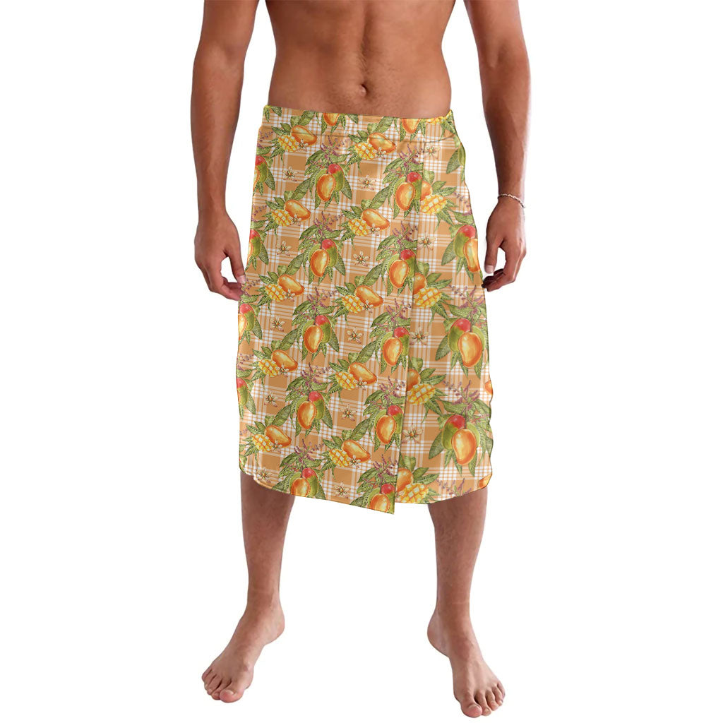 Vintage Hawaii Mango Lavalava Coral Hawaiian Palaka LT05 Orange - Polynesian Pride