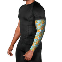 Vintage Hawaii Mango Arm Sleeves Blue Hawaiian Palaka LT05 - Polynesian Pride