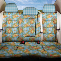 Vintage Hawaii Mango Back Car Seat Cover Blue Hawaiian Palaka LT05 One Size Blue - Polynesian Pride