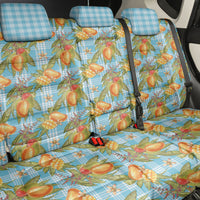 Vintage Hawaii Mango Back Car Seat Cover Blue Hawaiian Palaka LT05 - Polynesian Pride