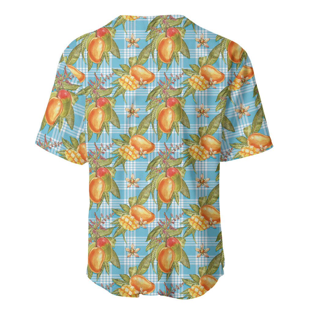 Vintage Hawaii Mango Baseball Jersey Blue Hawaiian Palaka LT05 - Polynesian Pride