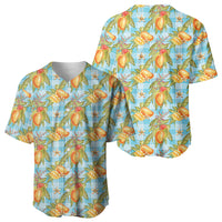 Vintage Hawaii Mango Baseball Jersey Blue Hawaiian Palaka LT05 - Polynesian Pride