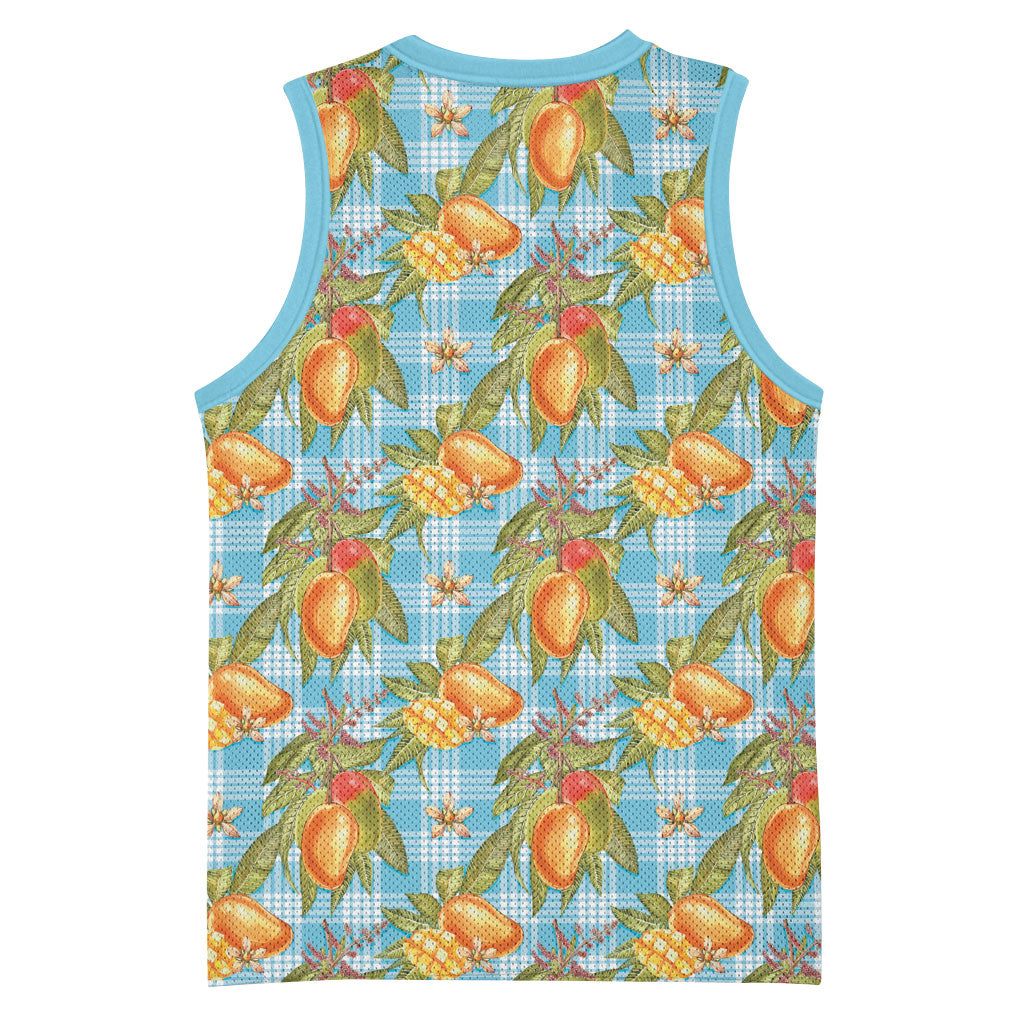 Vintage Hawaii Mango Basketball Jersey Blue Hawaiian Palaka LT05 - Polynesian Pride