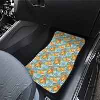 Vintage Hawaii Mango Car Mats Blue Hawaiian Palaka LT05 - Polynesian Pride