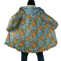 Vintage Hawaii Mango Cloak Blue Hawaiian Palaka LT05 - Polynesian Pride