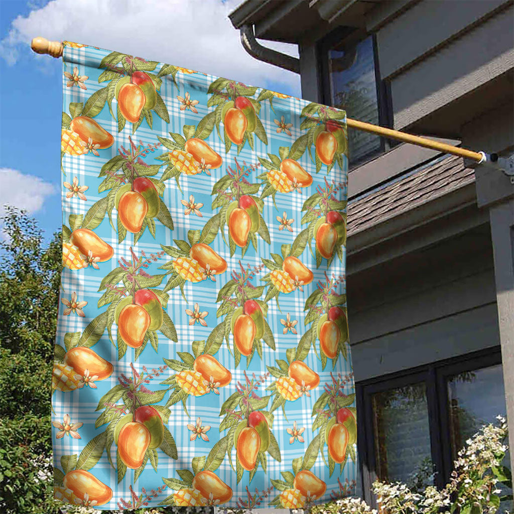 Vintage Hawaii Mango Garden Flag Blue Hawaiian Palaka LT05 - Polynesian Pride
