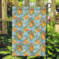 Vintage Hawaii Mango Garden Flag Blue Hawaiian Palaka LT05 Garden Flag Blue - Polynesian Pride