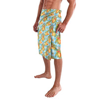 Vintage Hawaii Mango Lavalava Blue Hawaiian Palaka LT05 - Polynesian Pride