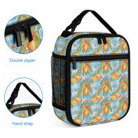 Vintage Hawaii Mango Lunch Bag Blue Hawaiian Palaka LT05 - Polynesian Pride