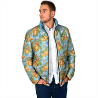 Vintage Hawaii Mango Padded Jacket Blue Hawaiian Palaka LT05 - Polynesian Pride
