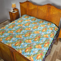 Vintage Hawaii Mango Quilt Blue Hawaiian Palaka LT05 - Polynesian Pride
