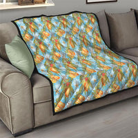Vintage Hawaii Mango Quilt Blue Hawaiian Palaka LT05 - Polynesian Pride