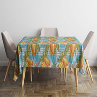 Vintage Hawaii Mango Tablecloth Blue Hawaiian Palaka LT05 - Polynesian Pride