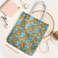 Vintage Hawaii Mango Tote Bag Blue Hawaiian Palaka LT05 White Strap One Size Blue - Polynesian Pride