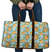 Vintage Hawaii Mango Travel Bag Blue Hawaiian Palaka LT05 Blue - Polynesian Pride