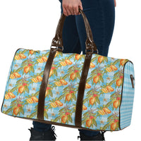 Vintage Hawaii Mango Travel Bag Blue Hawaiian Palaka LT05 - Polynesian Pride