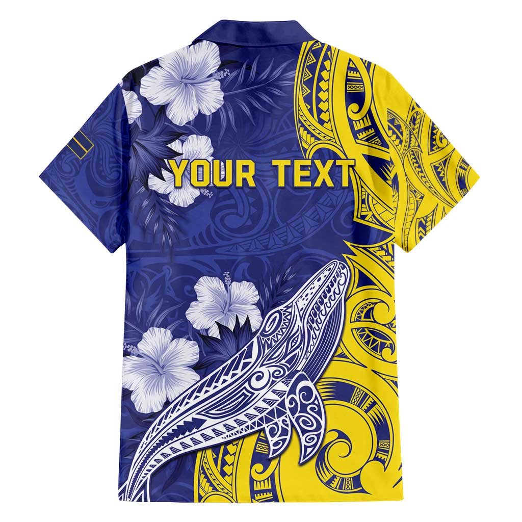 Personalised Nauru 92nd Anniversary Of Angam Family Matching Tank Maxi Dress and Hawaiian Shirt Polynesian Whale Pattern LT05 - Polynesian Pride