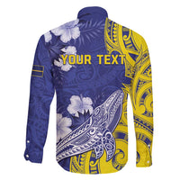 Personalised Nauru 92nd Anniversary Of Angam Family Matching Tank Maxi Dress and Hawaiian Shirt Polynesian Whale Pattern LT05 - Polynesian Pride