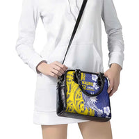 Nauru 92nd Anniversary Of Angam Shoulder Handbag Polynesian Whale Pattern