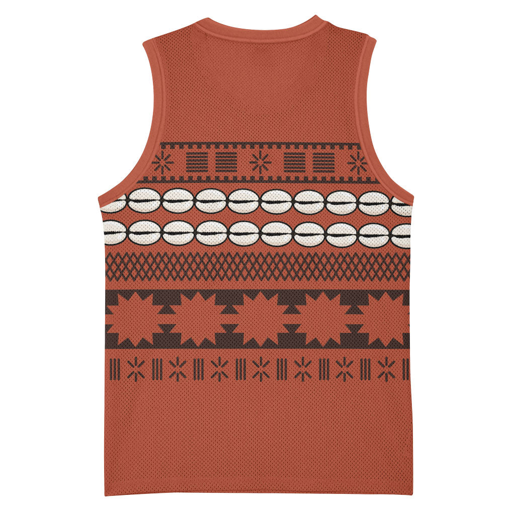 Polynesian Princess Inspired Tapa Pattern Basketball Jersey LT05 - Polynesian Pride