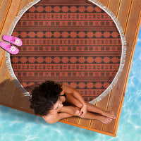 Polynesian Princess Inspired Tapa Pattern Beach Blanket LT05 - Polynesian Pride