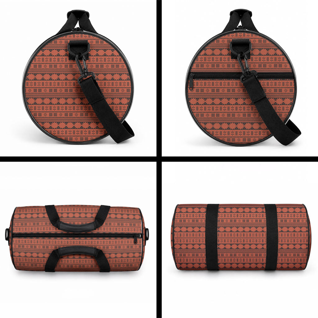 Polynesian Princess Inspired Tapa Pattern Duffle Bag LT05 - Polynesian Pride