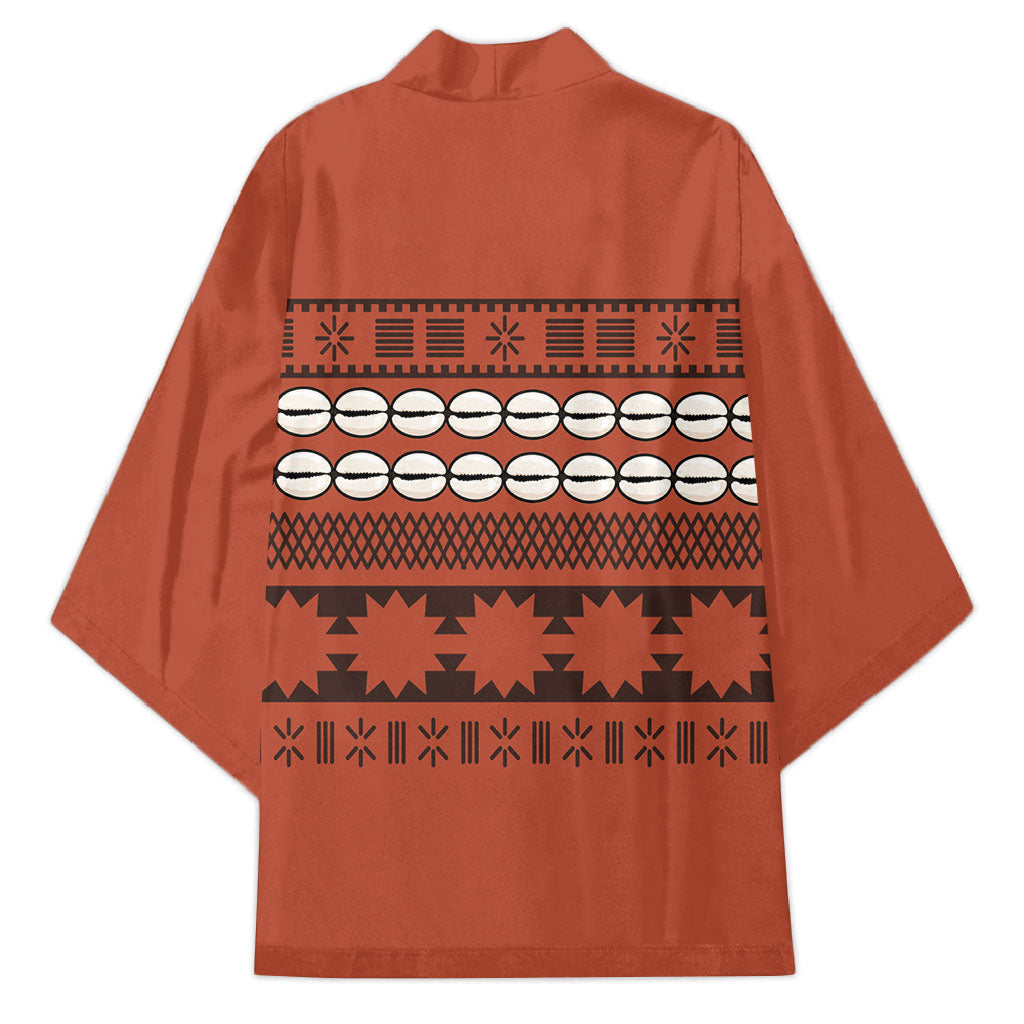 Polynesian Princess Inspired Tapa Pattern Kimono LT05 - Polynesian Pride