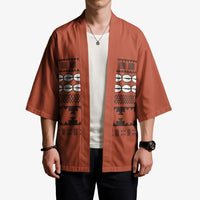 Polynesian Princess Inspired Tapa Pattern Kimono LT05 - Polynesian Pride
