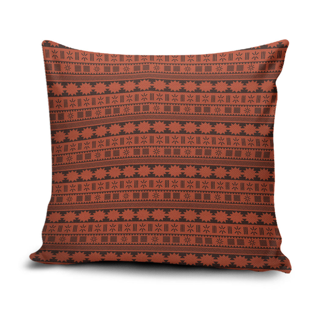 Polynesian Princess Inspired Tapa Pattern Pillow Cover LT05 Red - Polynesian Pride